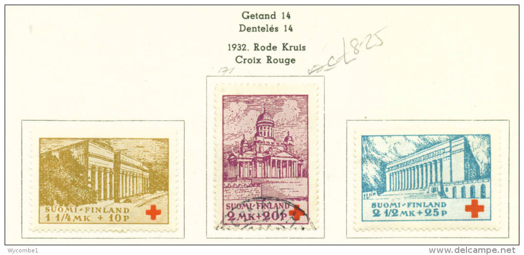 FINLAND  -  1932  Red Cross  Mounted Mint/Used As Scan - Neufs