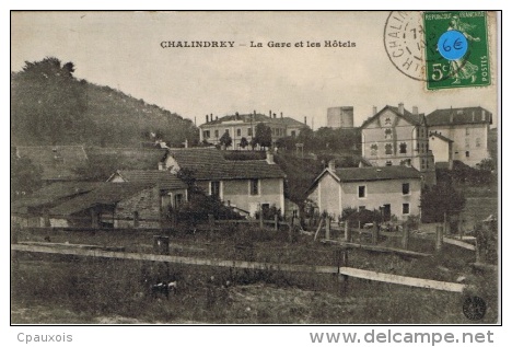 CHALINDREY La Gare Et Les Hôtels - Chalindrey