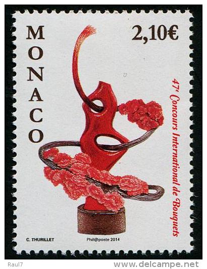 MONACO - 2014 - 47e Concours Int De Bouquets   - 1v Neufs // Mnh - Unused Stamps