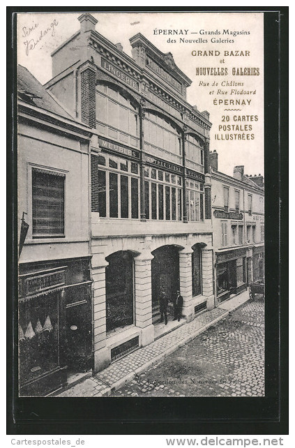 CPA Épernay, Grands Magasins Des Nouvelles Galeries - Autres & Non Classés