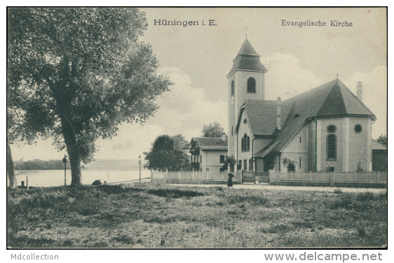 68 HUNINGUE / Evangelische Kirche / - Huningue