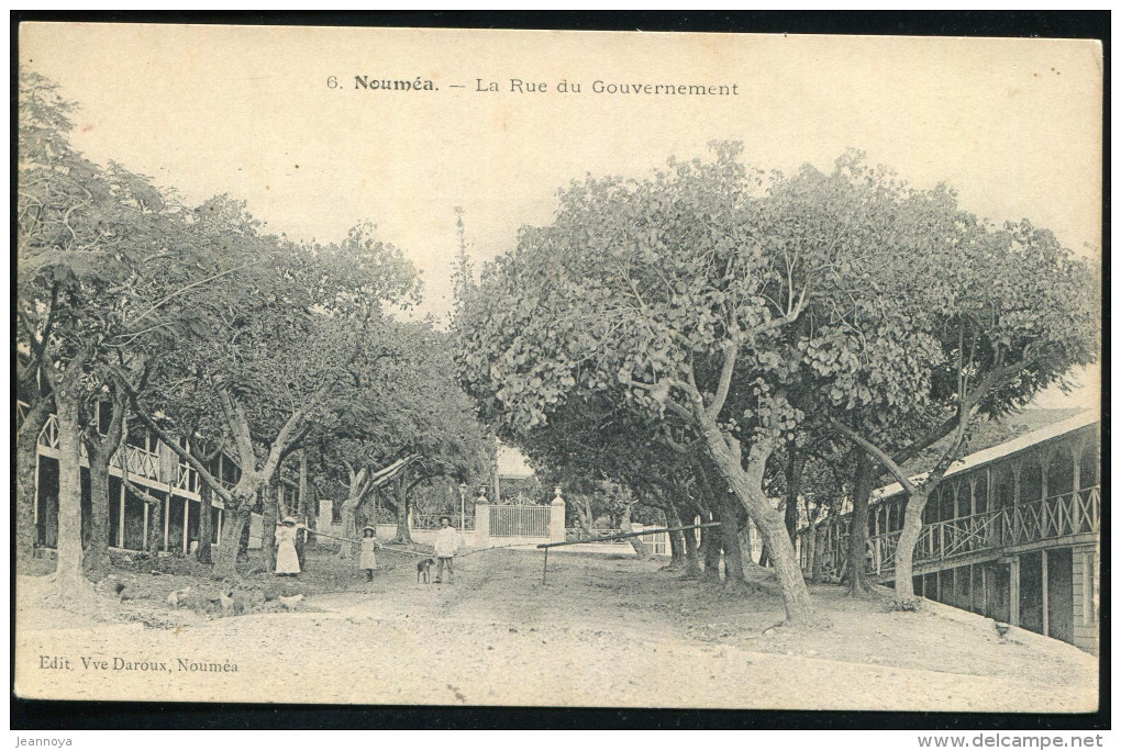 NOUVELLE CALÉDONIE - CPA DE NOUMEA, LA RUE DU GOUVERNEMENT - SUP - Nouvelle-Calédonie