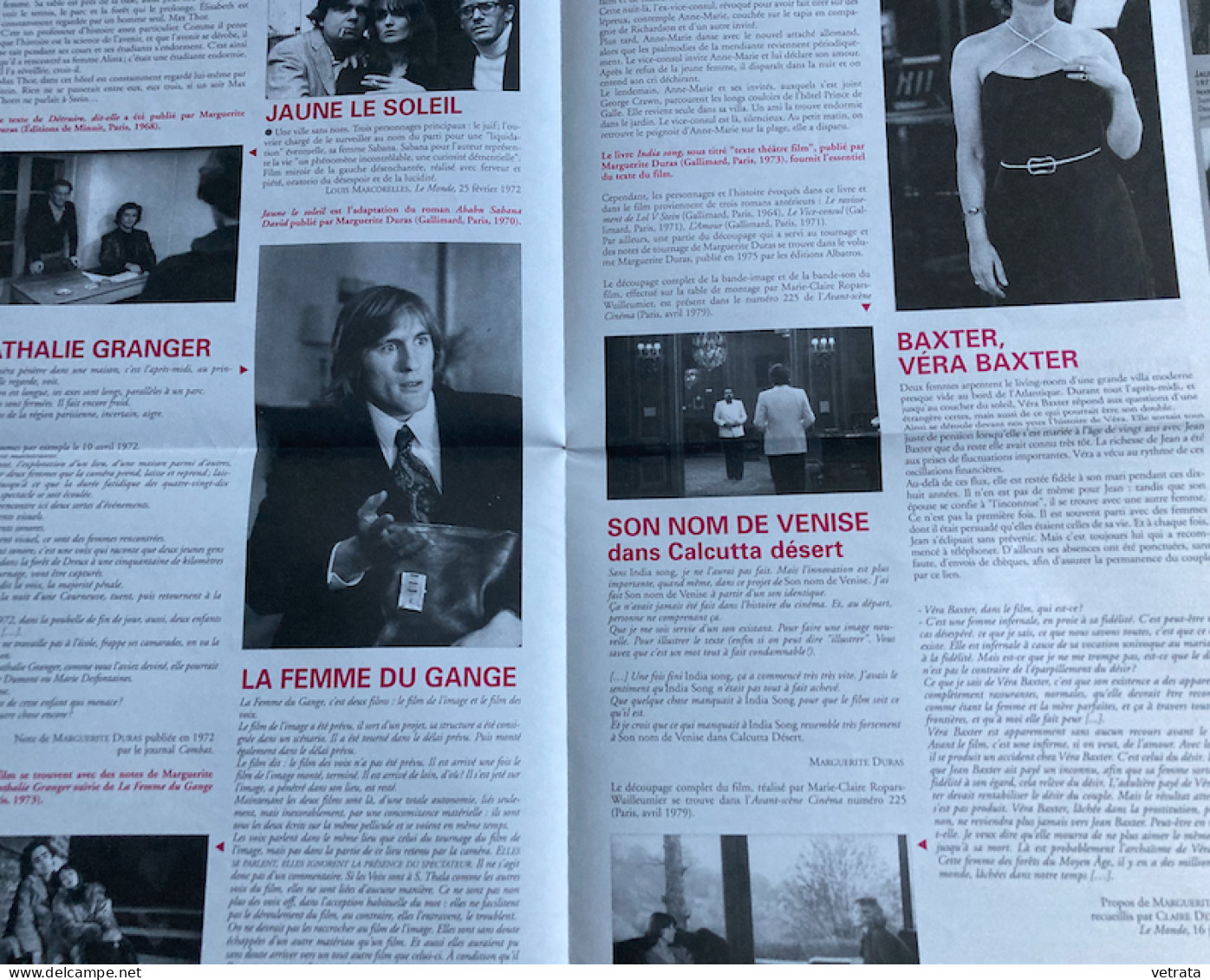 Marguerite Duras Cinéaste : Dossier 4 Pages : Rétrospective Marguerite Duras (1998/G.N.C.R.) & Cinéma 77 N°223 - Altri & Non Classificati