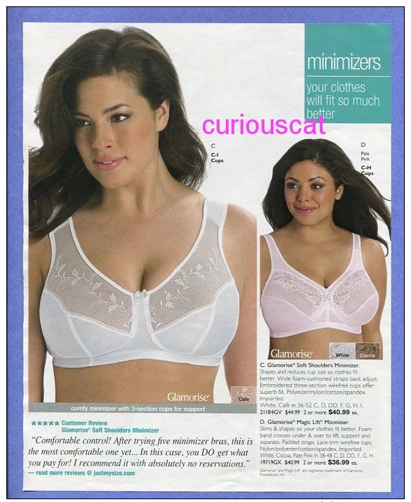 PUBLICITES USA MAGAZINE ADVERTISEMENT RECLAME WERBUNG REKLAME PUBBLICITA PUBLICIDAD For LINGERIE GLAMORISE BRAS BH - Reclame