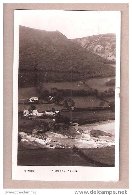 Rheidol Falls Cwmrheidol Aberystwyth DYFED Vintage RP Postcard KINGSWAY S7562 USED 1910 - Cardiganshire
