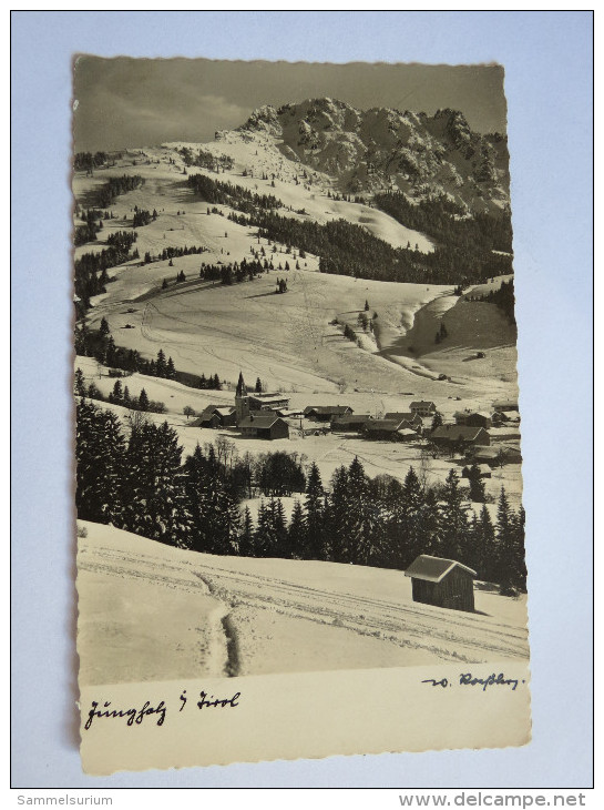 (4/8/21) AK "Jungholz/Tirol" Deutsches Zoll- Und Wirtschaftsgebiet Um 1936 - Jungholz