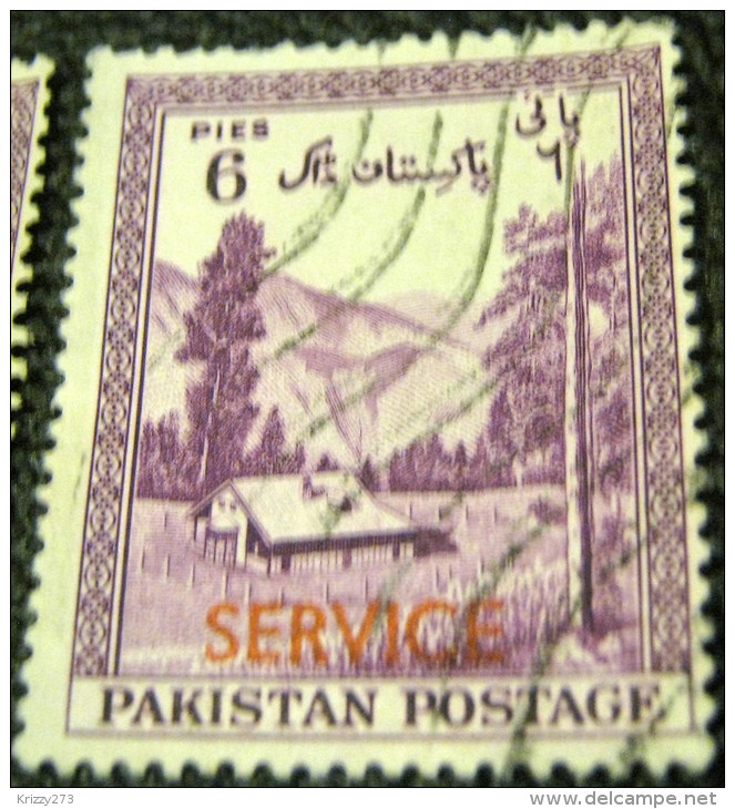Pakistan 1954 Kaghan Valley Service 6p - Used - Pakistan