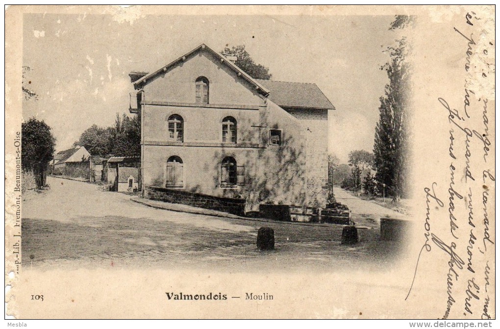 CPA  -  VALMONDOIS  (95)   MOULIN -   Carte Abimée... - Valmondois