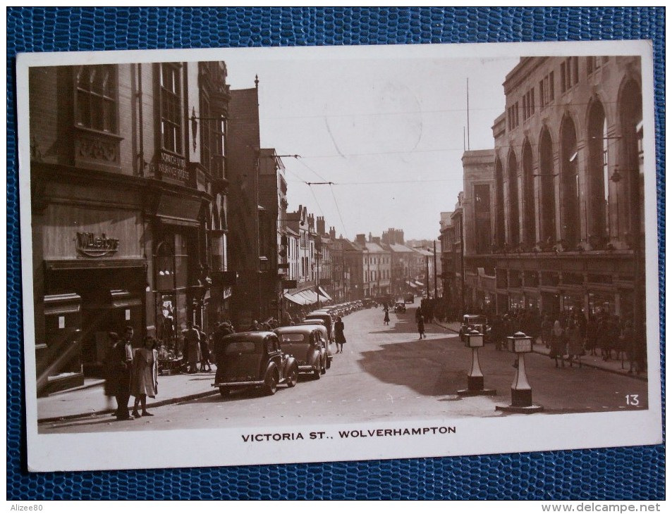 ""   CPSM  WOLVERHAMPTON  //  VICTORIA  STREET  "" - Wolverhampton