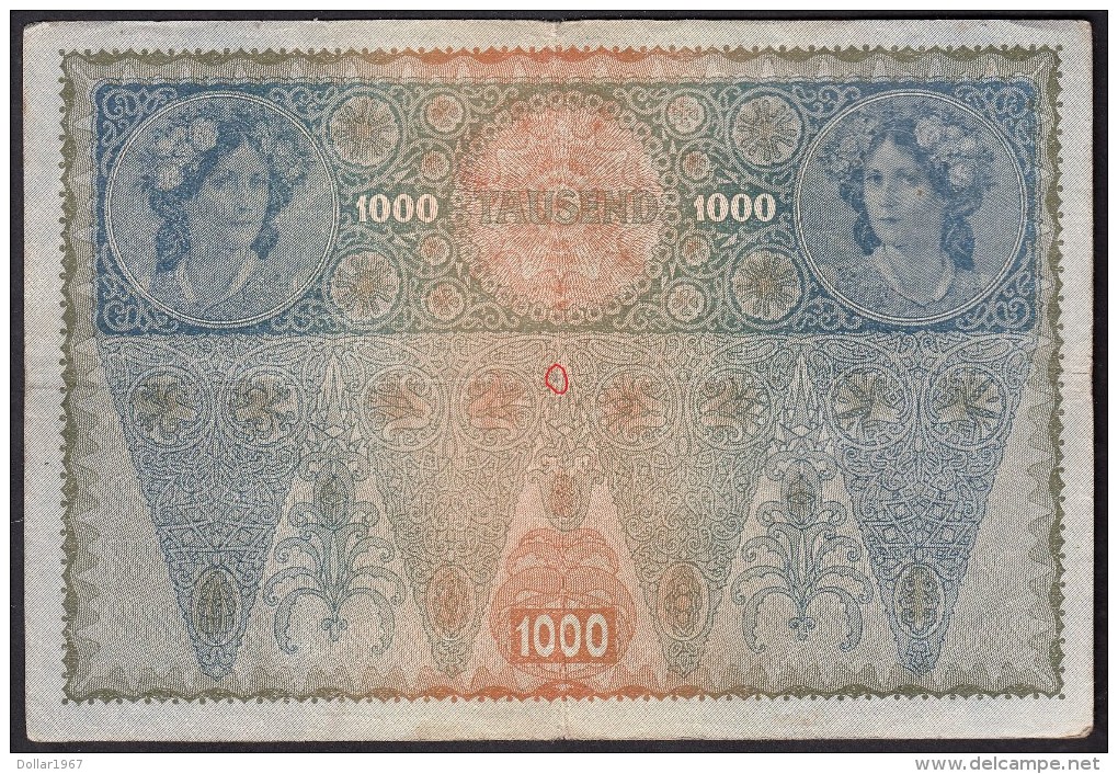 1000 KRONEN * 2-1- 1902 * Deutschösterreich BILLET CIRCULE* NR : 00897-2944 - Autriche