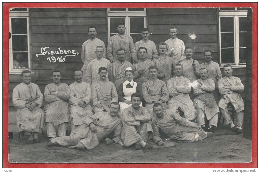 Polska - Polen - Poland - GRAUDENZ - GRUDZIADZ - Carte Photo - Foto - Soldaten - Lazarett - Guerre 14/18 - Feldpost - Westpreussen