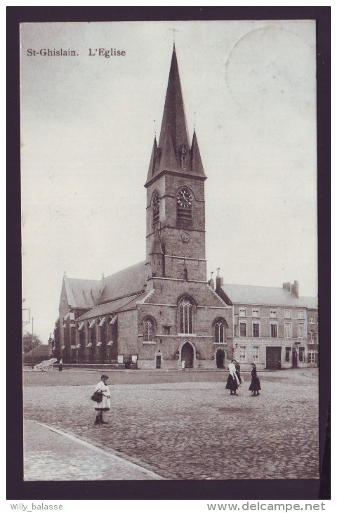 CPA Belgique - Hainaut - SAINT GHISLAIN - L'Eglise - Carte Postale  // - Saint-Ghislain