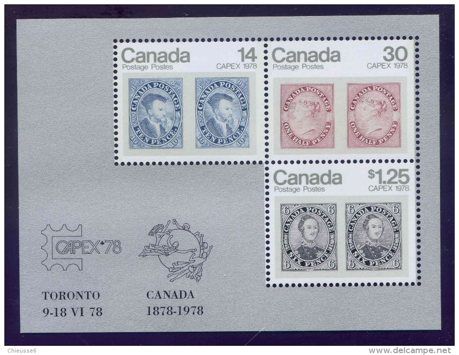 Canada **    Bloc N° 1 - " Capex 78"      - - Blocks & Sheetlets