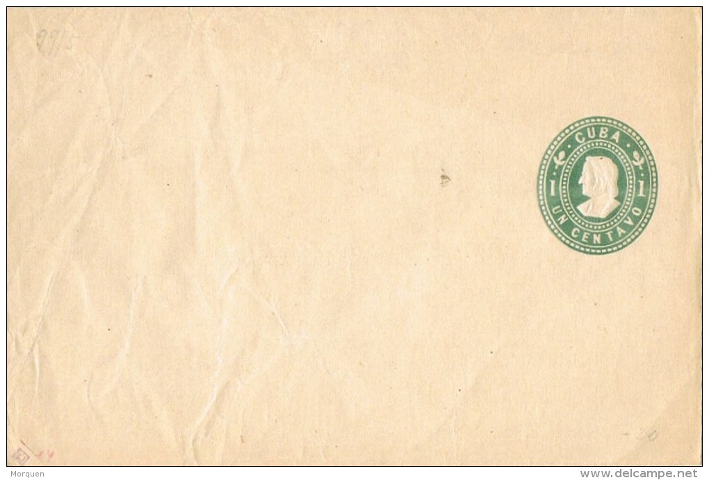 9390. Carta Entero Postal 1 Ctvo. Colon. CUBA - Briefe U. Dokumente