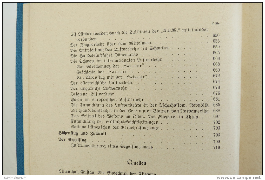 Franz Ludwig Neher "Das Wunder des Fliegens" ein Buch vom Fliegen und von Flugzeugen, von 1938