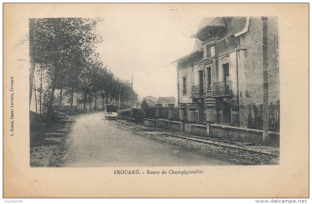 ( CPA 54 )  FROUARD  /  Route De Champigneulles  - - Frouard