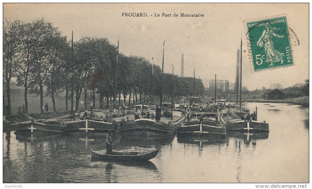 ( CPA 54 )  FROUARD  /  Le Port De Montataire  - - Frouard