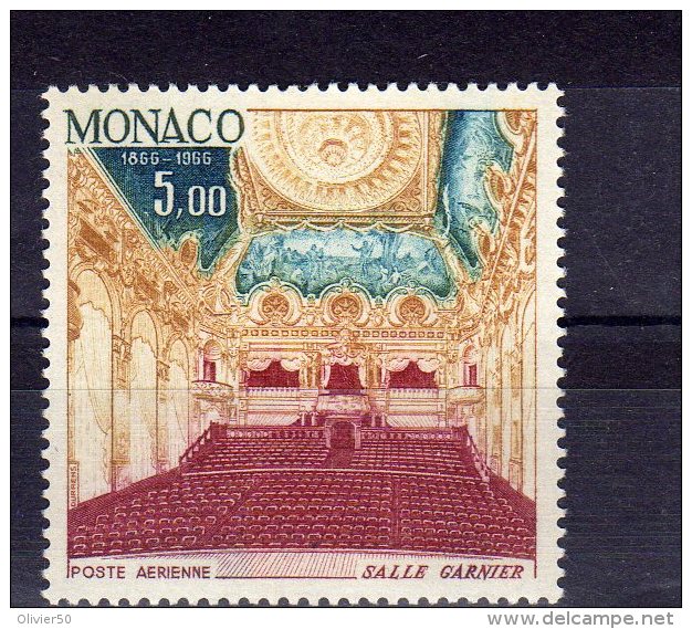 Monaco (1966)  - P A "Salle Garnier" Neufs** - Poste Aérienne