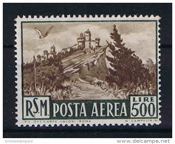 San Marino: Mi 460  Sa. 97  MNH/** 1951 Airmail - Luftpost