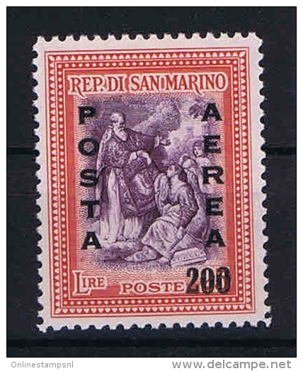 San Marino: Mi 403  Sa. 76  MNH/** 1948 Airmail - Poste Aérienne