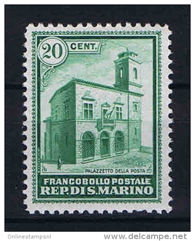 San Marino: Mi 175   Sa. 159  MH/* 1932 - Ungebraucht