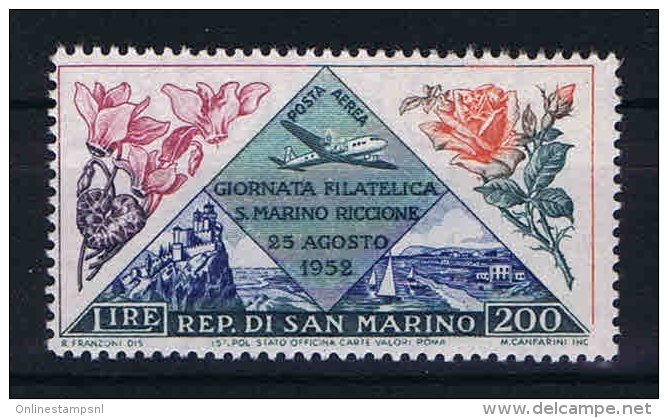 San Marino:  Mi  490, Sa. 108    MNH/**  1952 - Airmail