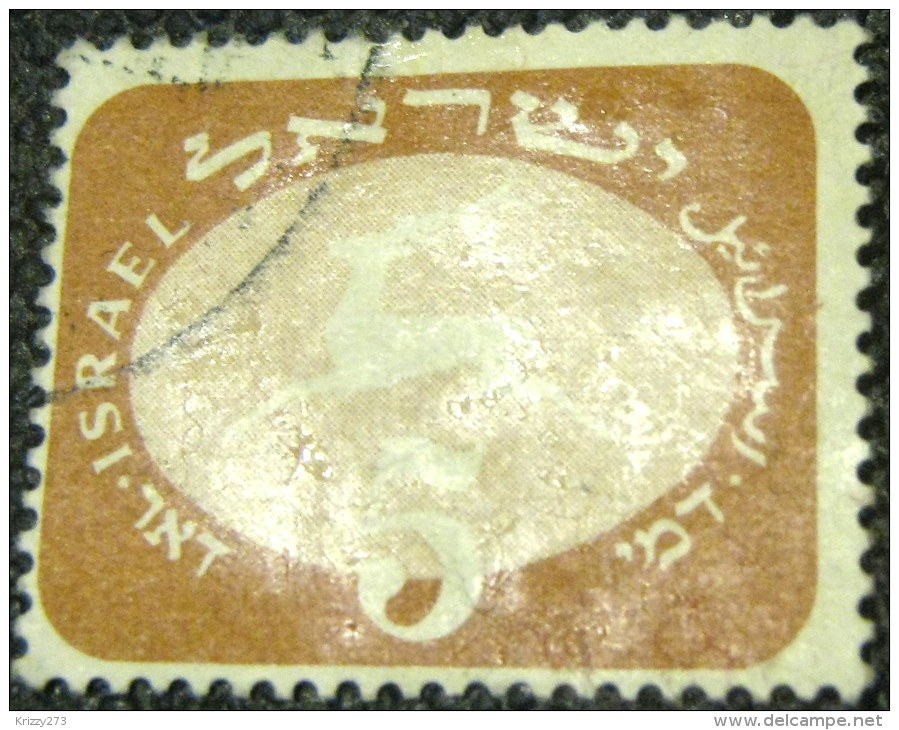 Israel 1952 Postage Due 5p - Used - Strafport