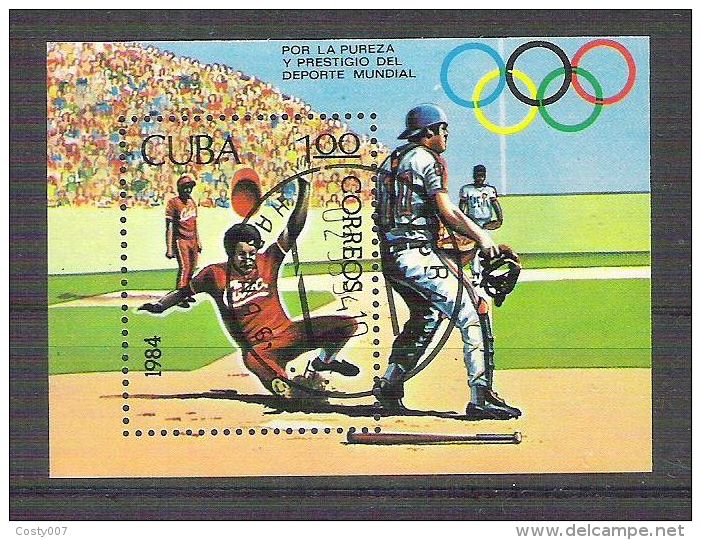 Cuba 1984 Sport, Perf. Sheet, Used AA.020 - Oblitérés