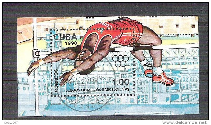 Cuba 1990 Sport, Perf. Sheet, Used AA.036 - Oblitérés