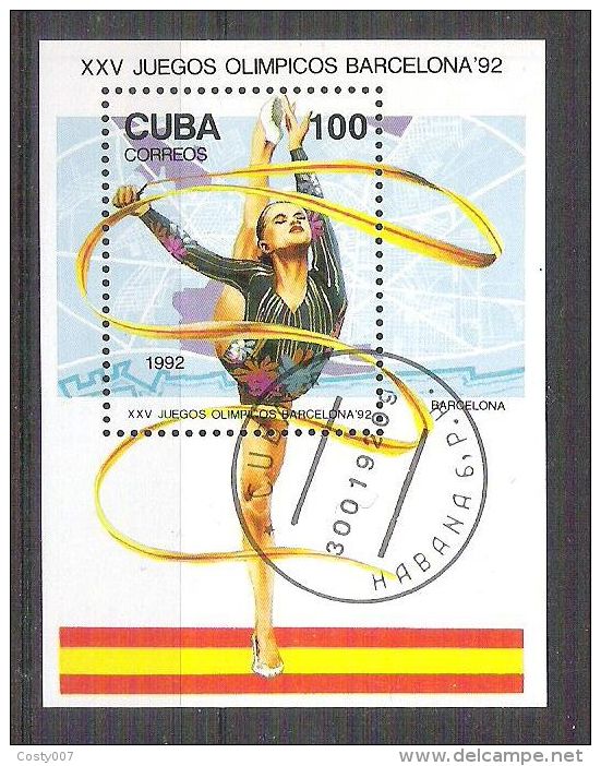 Cuba 1992 Sport, Perf. Sheet, Used AA.043 - Gebruikt