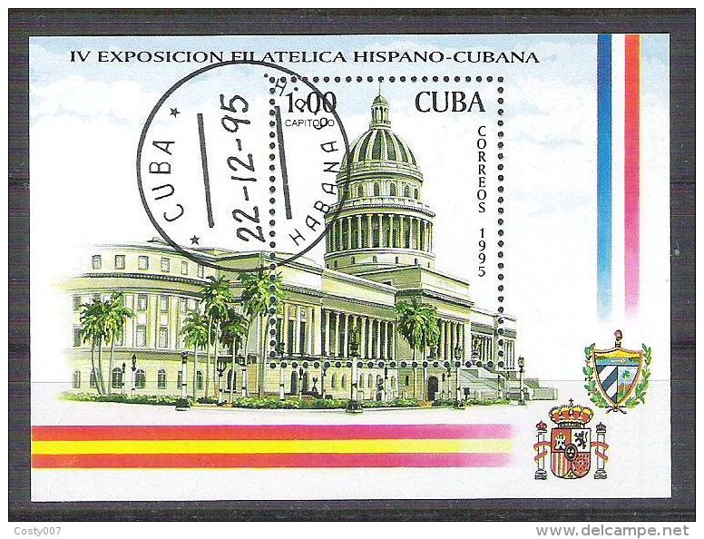 Cuba 1995 UPU, Perf. Sheet, Used AA.048 - Gebruikt