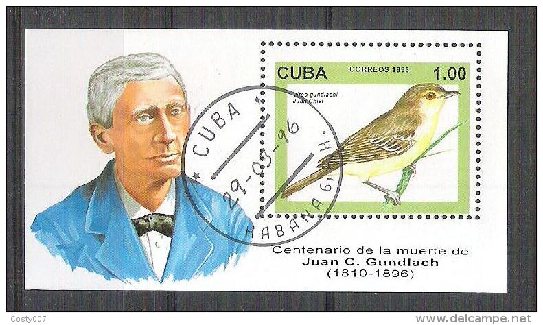 Cuba 1996 Juan Gundlach, Perf. Sheet, Used AA.050 - Oblitérés