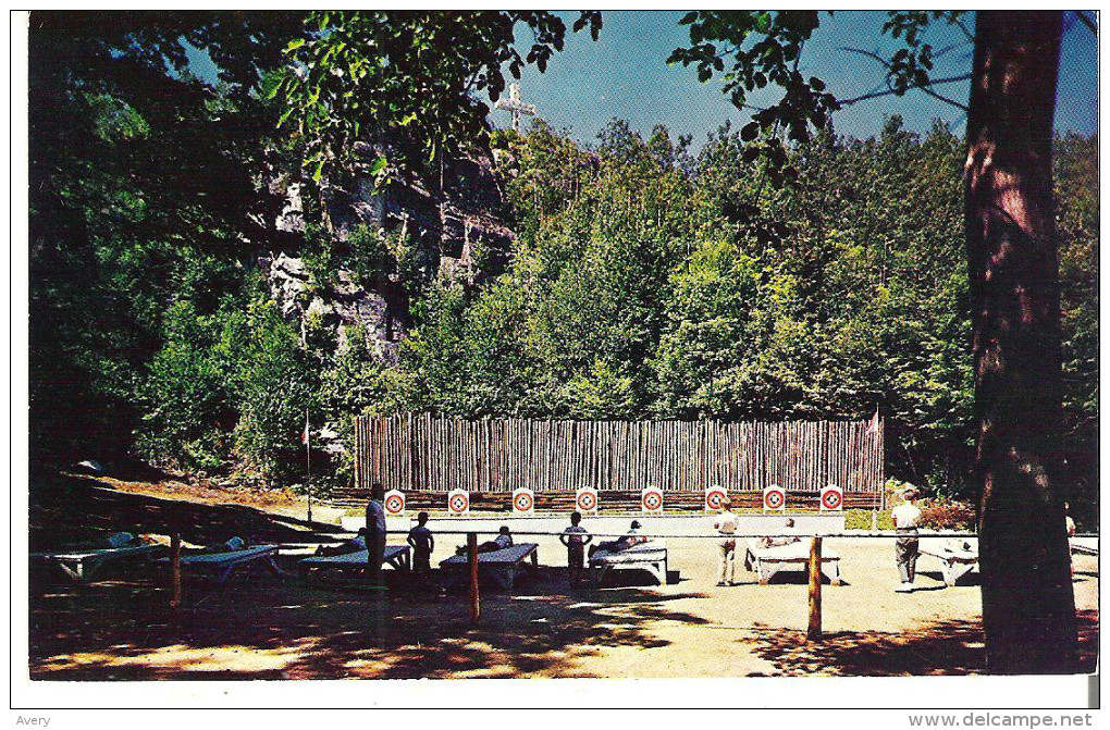 Camp Mariste, Lac Morgan, Rawdon, Quebec Sous La Direction Des Freres Maristes  Une Des Activites, Le Tir A La Carabine - Sonstige & Ohne Zuordnung