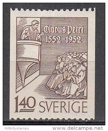 Sweden  Scott No.  433    Mnh      Year  1952 - Unused Stamps