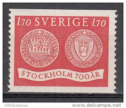 Sweden  Scott No.  450    Mnh      Year  1953 - Unused Stamps