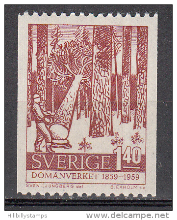 Sweden  Scott No.  545    Mnh      Year  1959 - Unused Stamps