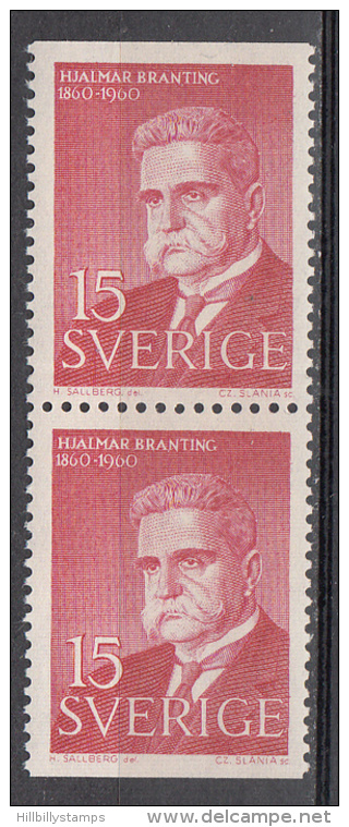 Sweden  Scott No.  566    Mnh      Year  1960 - Unused Stamps