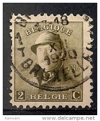 BELGIE BELGIQUE 166 Bruxelles - 1919-1920  Cascos De Trinchera