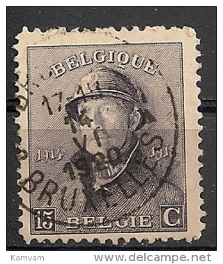 BELGIE BELGIQUE 169 BRUSSEL BRUXELLES - 1919-1920 Roi Casqué