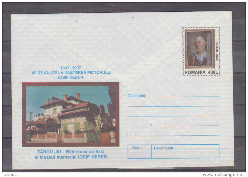 CARTE POSTALA -   Biblioteca De Arta / Tg. Jiu - Postal Stationery