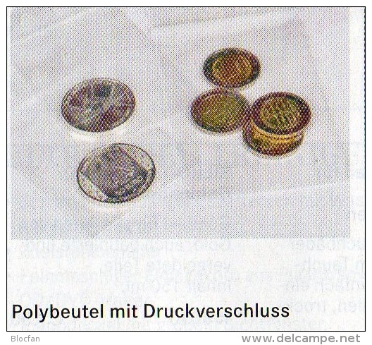 100 Polybeutel/Verschluß Größer Neu 5€ Schutz/Sortieren Figuren/Abzeichen #785 Lindner 120x170mm For Stamp,coin Of World - Magnets