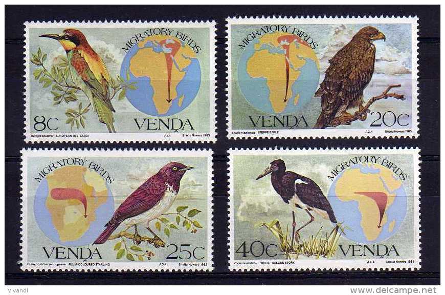 Venda - 1983 - Migratory Birds (1st Series) - MNH - Venda