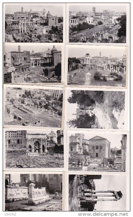 Roma - Foro Romano - 20 Photos - 9*6cm (6124) - Verzamelingen