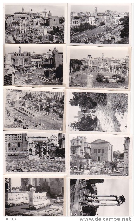 Roma - Foro Romano - 20 Photos - 9*6cm (6124) - Collections & Lots