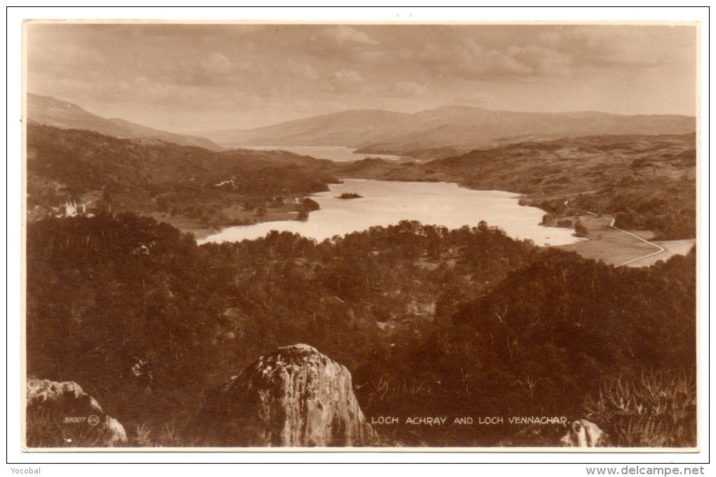 CP, ROYAUME UNI, ECOSSE, PERTHSHIRE, Loch Achray And Loch Vennacha, Vierge - Perthshire