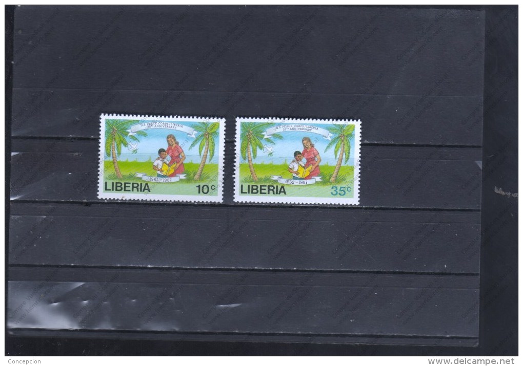 LIBERIA Nº 1089 AL 1090 - Liberia