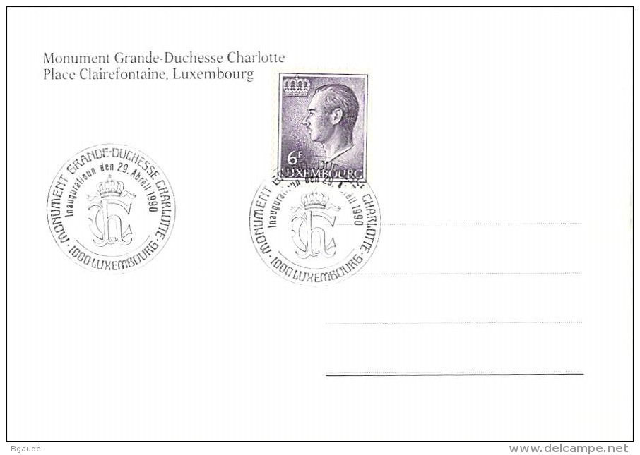 LUXEMBOURG  CARTE PHILATELIQUE    NUM-YVERT  586A GRANDE DUCHESSE CHARLOTTE - Maximum Cards