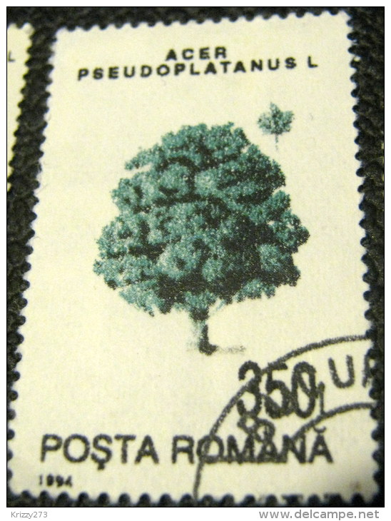 Romania 1994 Tree Acer Pseudoplatanus 350L - Used - Oblitérés