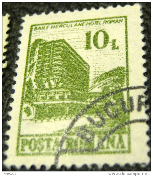 Romania 1991 Hotels 10L - Used - Oblitérés