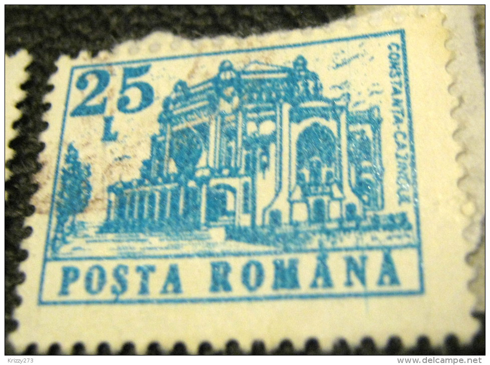 Romania 1991 Hotels 25L - Used - Oblitérés